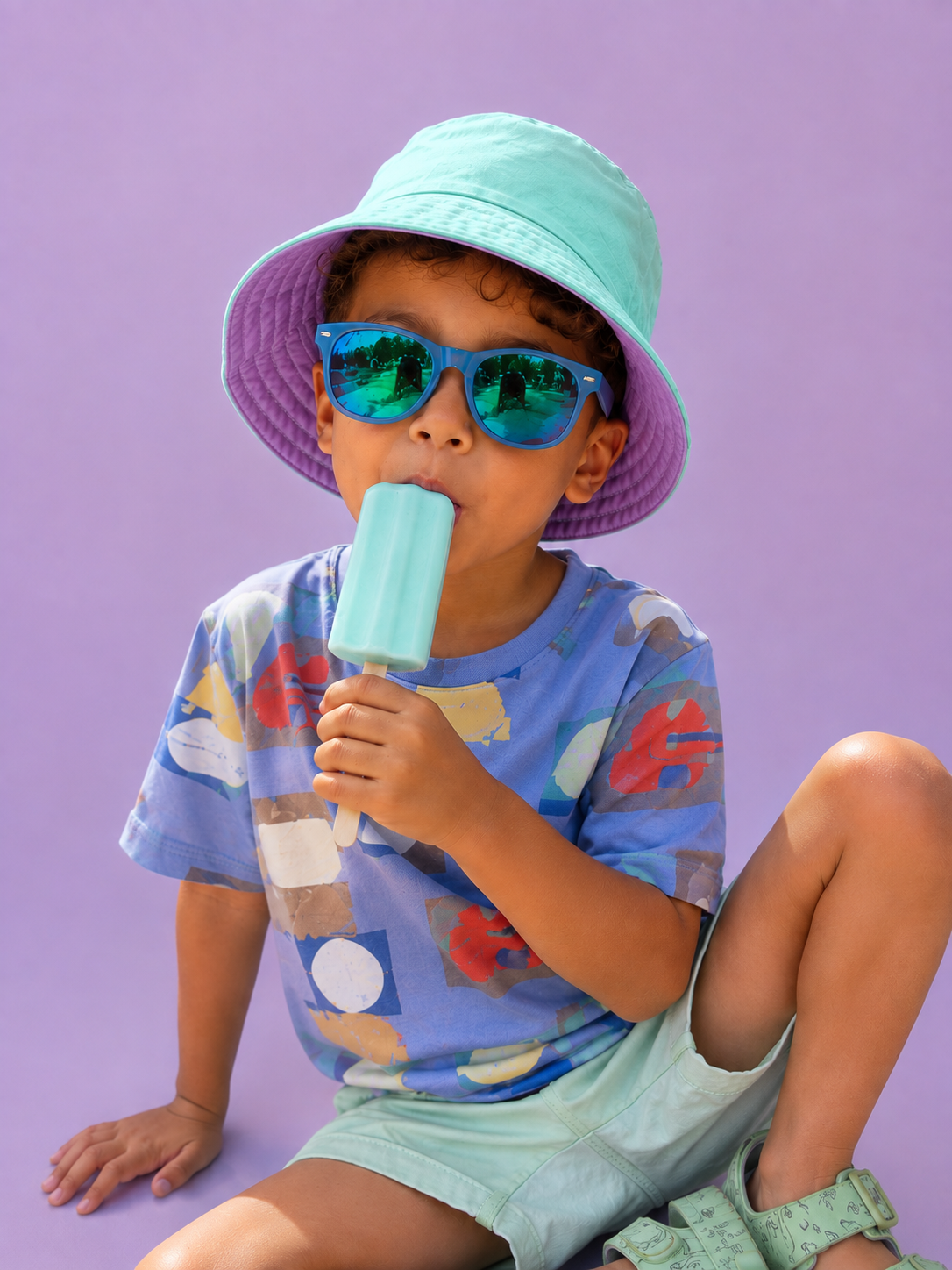 Vändbar solhatt/ Bucket Hat
